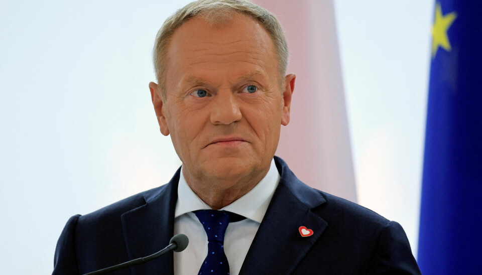 POLEN: Statsminister Donald Tusk har kalt inn den polske regjeringen til hastemøte. Det skjer etter at russiske droner fløy over landet.