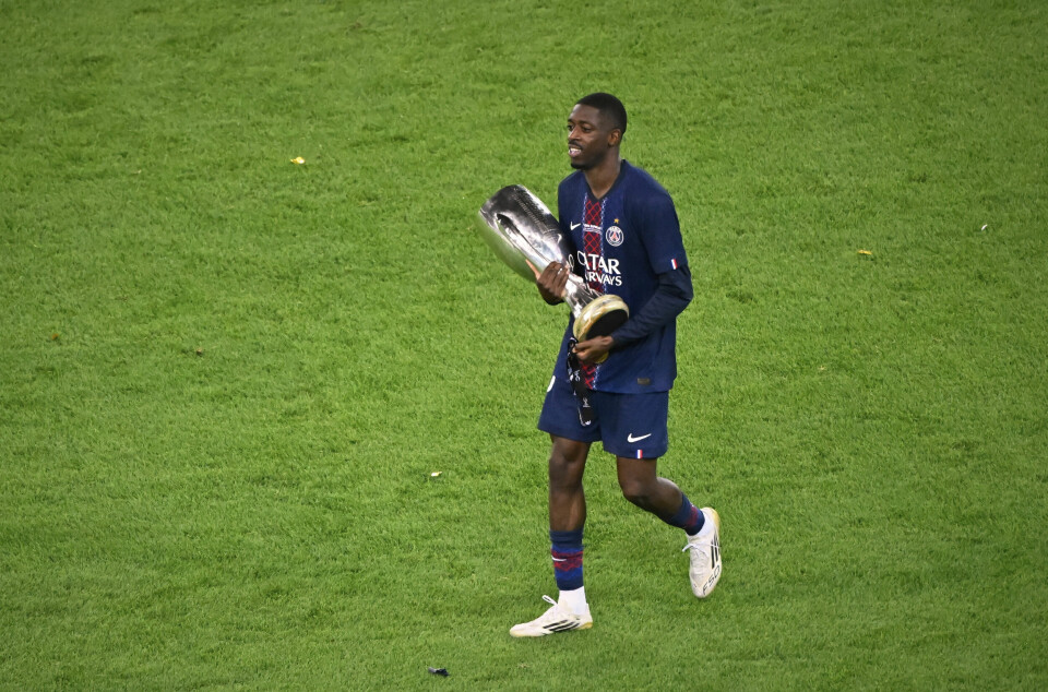 Fotballspiller Ousmane Dembélé fikk Gullballen