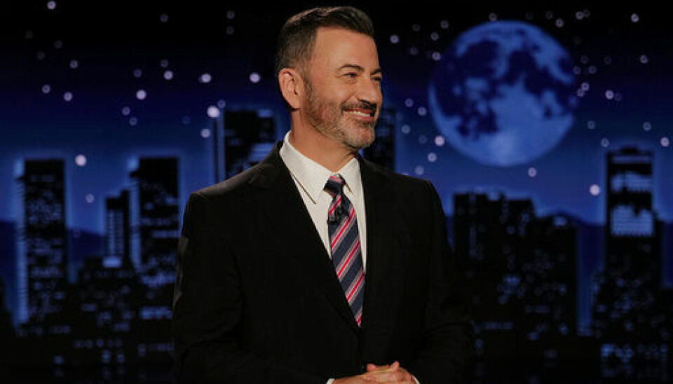 TILBAKE: Showet «Jimmy Kimmel Live!» hadde sin første sending etter å ha blitt stengt ute. Komiker Jimmy Kimmel