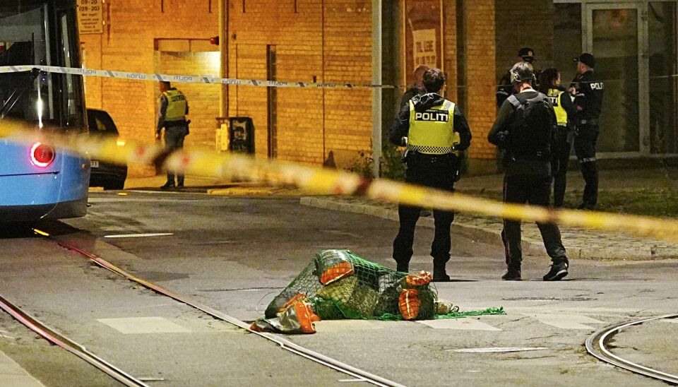 EKSPLOSJON: En håndgranat eksploderte ved Pilestredet i Oslo tirsdag. Politiet har hentet inn tre personer etter hendelsen.